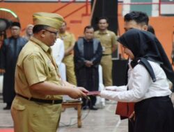 578 PPPK Dilantik, Pj Sekda Banyumas: Bekerjalah Sesuai Dengan Core Value ASN