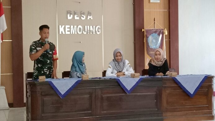 babinsa kemojing koramil binangun memberikan motivasi kepada para remaja