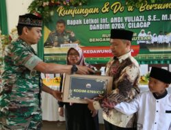 Dandim Cilacap Sambangi Rumah Yatim Bengawan Al Kautsar