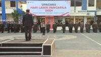 Polresta Cilacap Menggelar Upacara Hari Lahir Pancasila