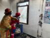 regulator gas bocor satu rumah di maos cilacap dilalap api