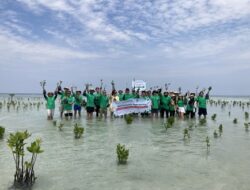 Perusahaan Teknologi Hikvision Rayakan Hari Lingkungan Hidup dengan Tanam Mangrove di Pulau Pari
