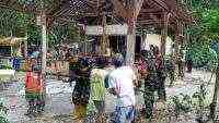 Ciptakan Kemanunggalan TNI dengan Rakyat Babinsa Koramil 09 Kawunganten Laksanakan Kerja Bakti
