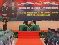 Danrem Wijayakusuma: Laksanakan Tugas dengan Baik dan Tuntas