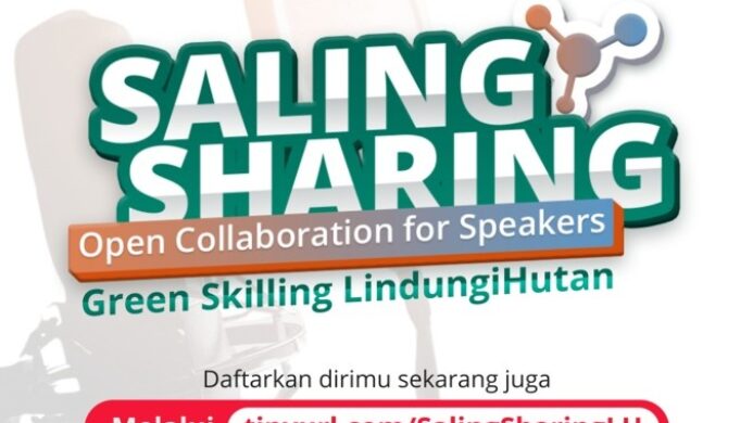 Banner Webinar Saling Sharing Lindungi Hutan