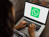 Ilustrasi WhatsApp pada Laptop