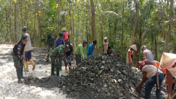 pra tmmd kodim 0703 cilacap di desa sawangan jeruklegi