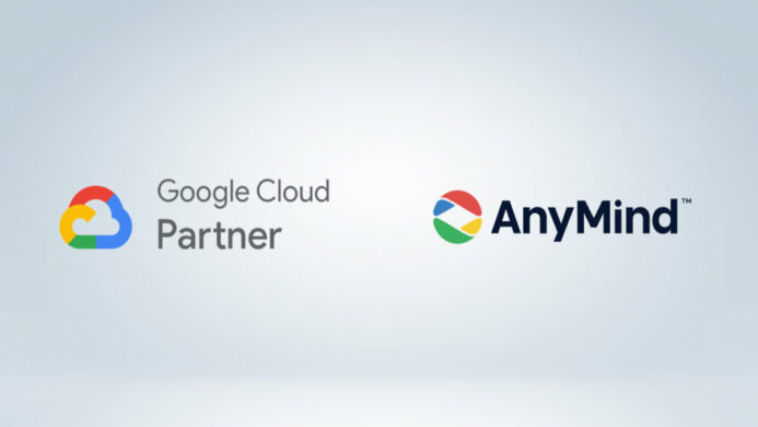 Logo AnyMind Group dan Google Cloud Partner