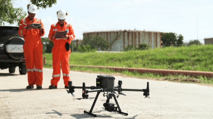 Halo Robotics Lakukan General Visual Inspection DJI Zenmuse H30T