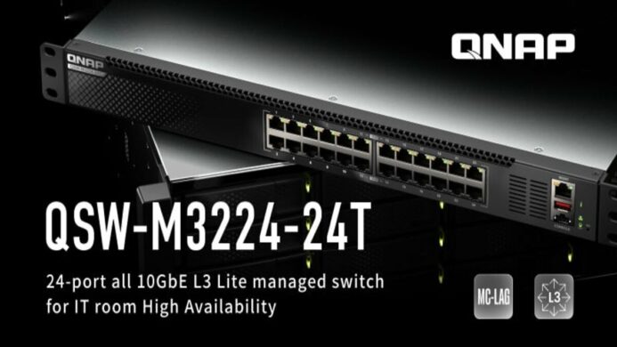 Ilustrasi QSW-M3224-24T, QNAP