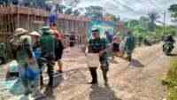 Mantap, Semangat Gotong-royong Ditunjukkan Babinsa Koramil Wanareja