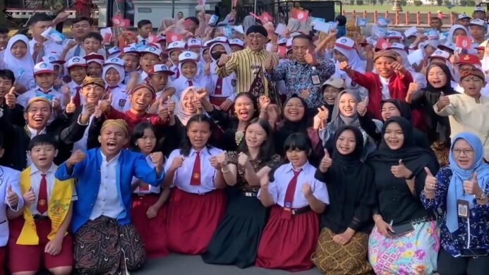 Forum Anak Banyumas menggelar Peringatan Hari Anak Nasional pada 23 Juli 2024 di Halaman Pendopo Si Panji Purwokerto