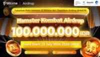 Dukung Investor Muda, Bittime Bagikan Airdrop Gratis Token Hamster Kombat Senilai Rp100 Juta
