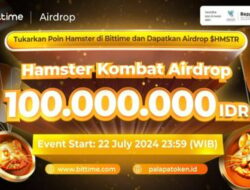 Dukung Investor Muda, Bittime Bagikan Airdrop Gratis Token Hamster Kombat Senilai Rp100 Juta