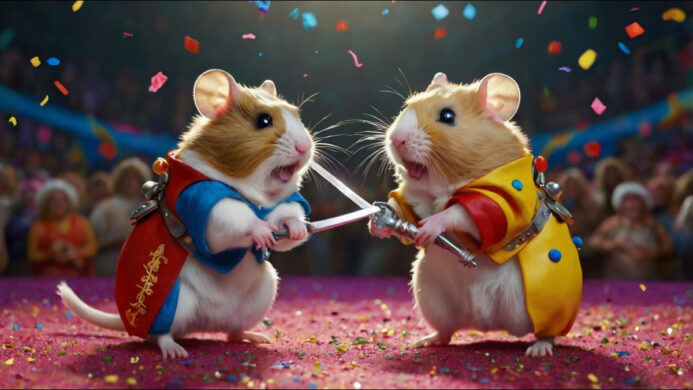 ilustrasi hamster combat