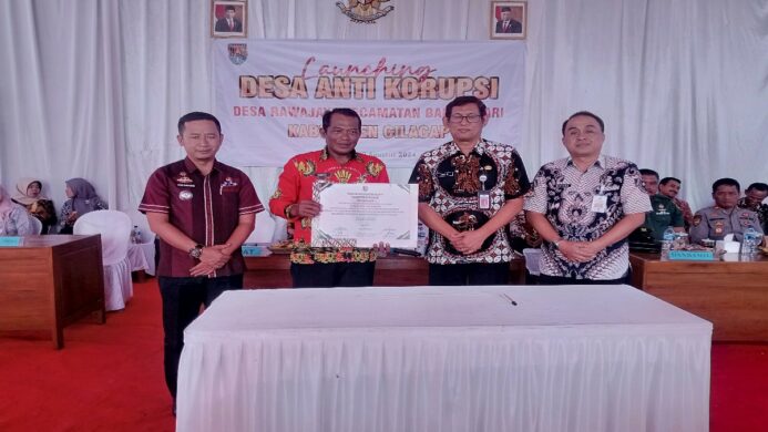 Penandatanganan Piagam Desa Anti Korupsi