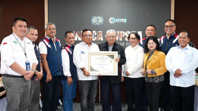 Dokumentasi WSBP Raih Gold Level 4 WSO Indonesia Safety Culture Awards