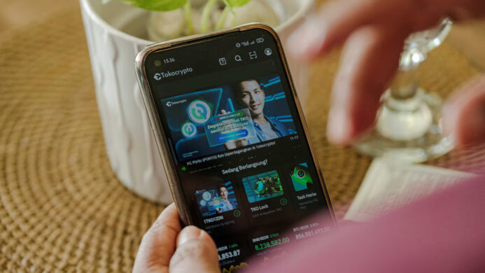 Ilustrasi aplikasi investasi aset kripto Tokocrypto Sumber Tokocrypto