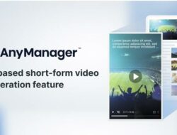 AnyMind Group Meluncurkan Fitur Pembuatan Video Berdurasi Pendek Berbasis AI di AnyManager