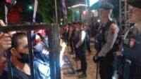 Ratusan Personil Polresta Cilacap Lakukan Pengamanan Panggung Hiburan Rakyat 2024