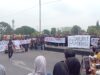 Ratusan mahasiswa di Purwokerto menggelar aksi demo penolakan terhadap revisi UU Pilkada Kamis 22 Agustus 2024