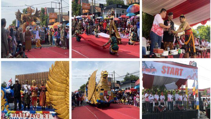 ratusan mobil hias ramaikan HUT RI ke 9 di Cilacap