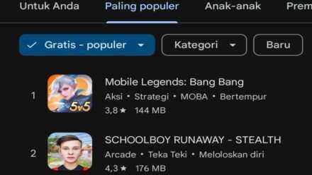 10 Game Android Gratis Terpopuler Agustus 2024