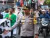 Langkah Tegas Polresta Banyumas, Water Canon Diterjunkan Untuk Amankan Aksi yang Anarkis