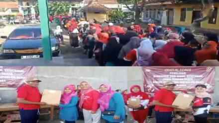 Antusias Warga Rawajaya, Ikuti Lomba Jalan Sehat