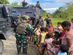 Marinir Habema Peduli Obati Warga Dekai Yahukimo Papua