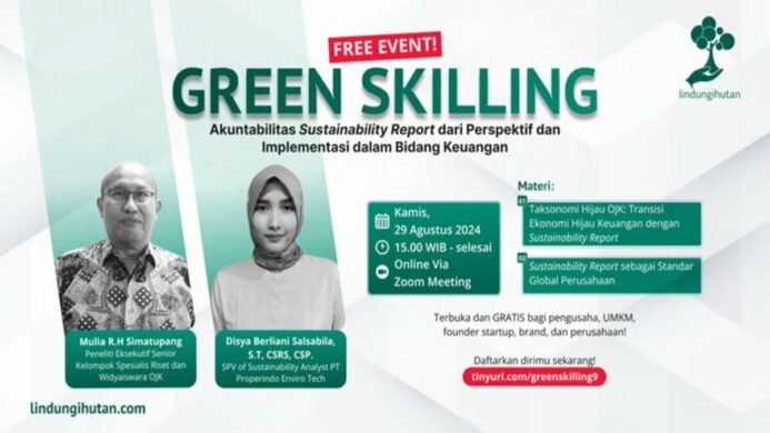 Serial Webinar Green Skilling LindungiHutan