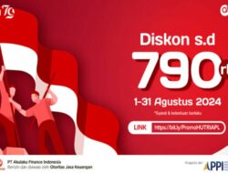 Rayakan HUT RI ke-79, Diskon Hingga Rp790 Ribu di Merchant Offline Akulaku Paylater