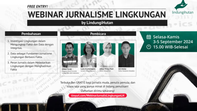 Webinar Jurnalisme Lingkungan