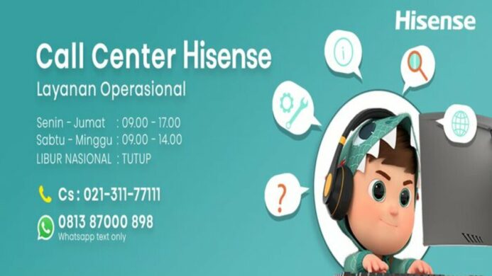 Ilustrasi Layanan Operasional Hisense Call Center, Hisense Indonesia