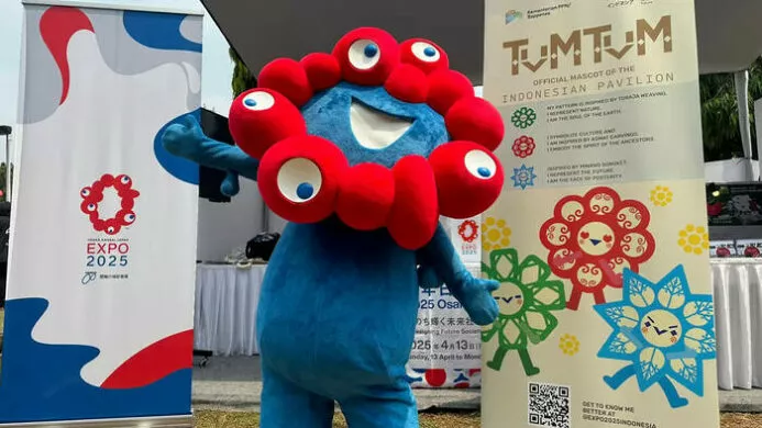 Myaku Myaku di Booth WE 2025 (Bappenas)