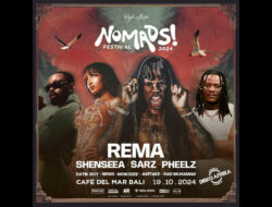 REMA & Shenseea Siap Tampil di NOMADS! Festival 2024, Ditemani SARZ dan Pheelz