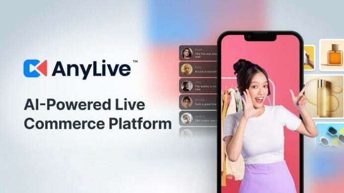 Platform live commerce berbasis AI AnyLive