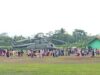 Helikopter TNI Mendarat di Lapangan Desa Rawalo Banyumas