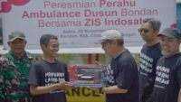 Sinergi Kolaborasi ZIS Indosat dan IBS dalam Pengadaan Perahu Ambulance di Dusun Bondan