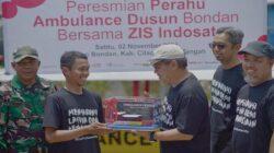 Sinergi Kolaborasi ZIS Indosat dan IBS dalam Pengadaan Perahu Ambulance di Dusun Bondan