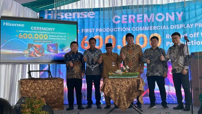 Pencapaian Hisense Indonesia memproduksi lokal 600.000 unit TV dan Peluncuran Produk Hisense