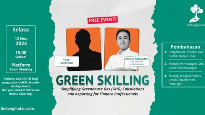 Webinar Green Skilling LindungiHutan