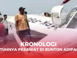 Kronologi Jatuhnya Pesawat di Bunton Adipala 