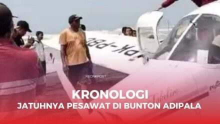 Kronologi Jatuhnya Pesawat di Bunton Adipala 