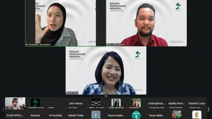 Webinar Edukasi LindungiHutan