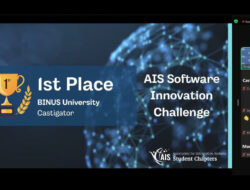 Mahasiswa School of Information Systems BINUS UNIVERSITY Berhasil Menjadi Digital Changemaker di AIS Software Innovation Challenge 2024