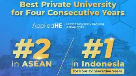 BINUS University Jadi Universitas Terbaik Nomor 2 di ASEAN