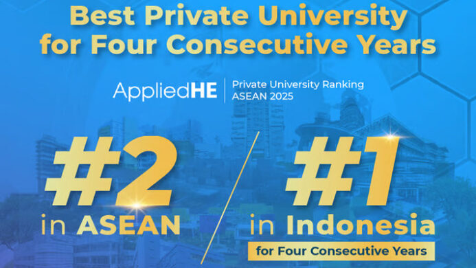 BINUS University meraih posisi 2 di ASEAN