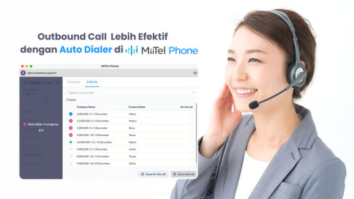 Fitur Auto Dialer Hadir di MiiTel Phone