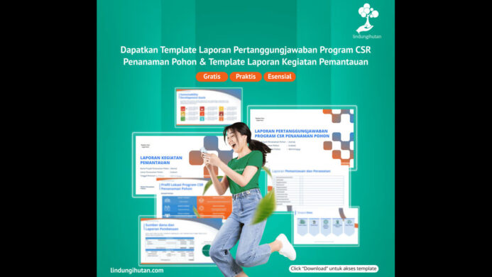 Template Laporan CSR Penanaman dan Pemantauan Pohon Gratis!